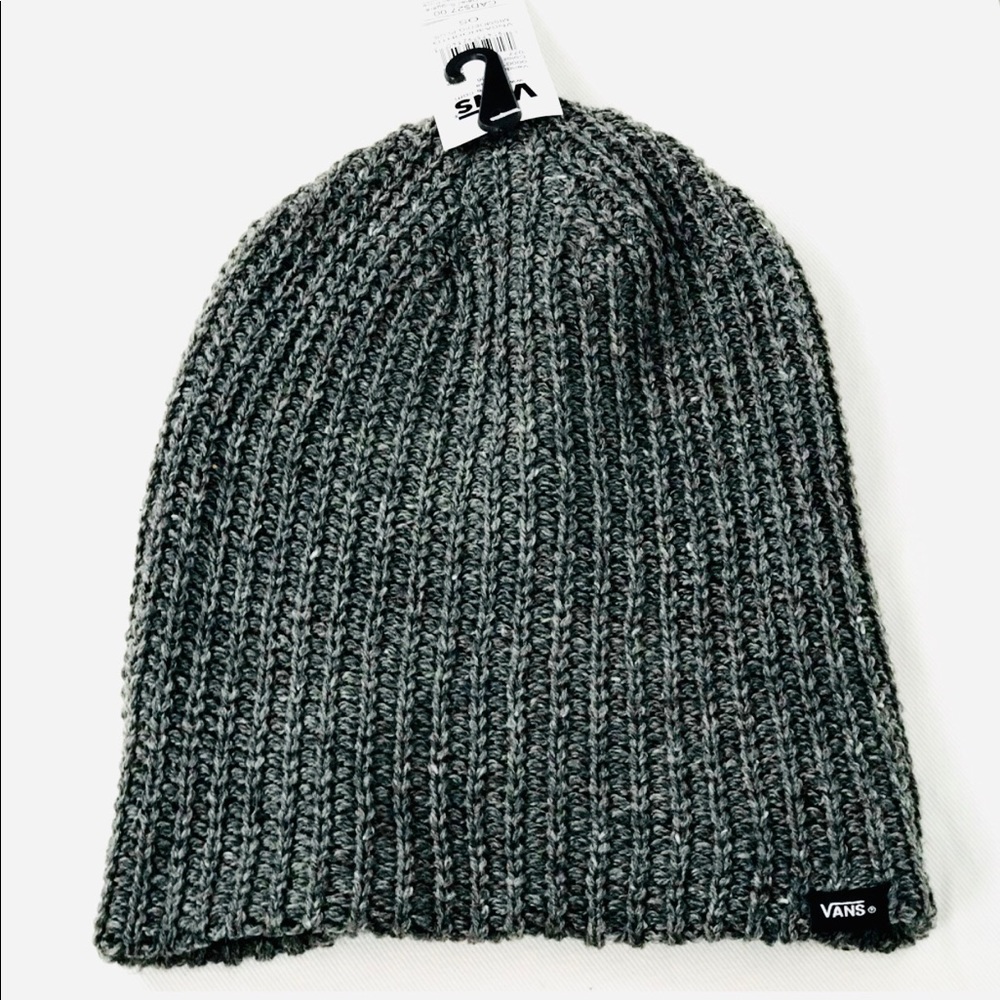 1 Left 5⭐️ Vans Grey Frost Mismoedig Slouch Beanie - Picture 2 of 8